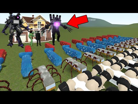 식인 괴물 군단 VS 최강보안 트라이 타이탄 집!? 뚫어뻥 카메라맨을 살릴 수 있을까..