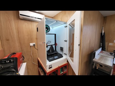 3D Printer Enclosure With Temperature Controls *Links in description*
