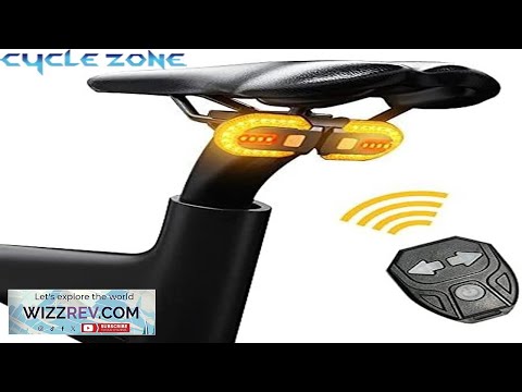 Bike Turn Signal Rear Light LED Bicycle Lamp USB Rechargeable Bike Wireless