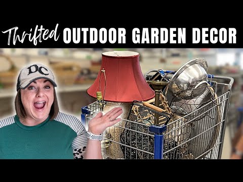Thrifting For Clever Outdoor Garden Decor You Need To See!