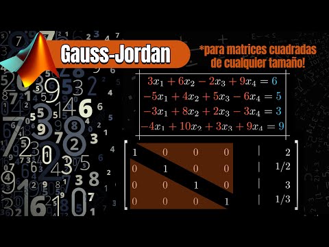 Eliminación de Gauss-Jordan en Matlab paso a paso (teoría + código)