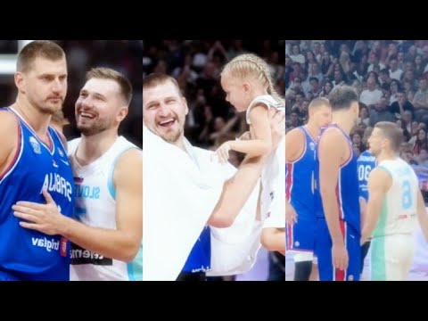 Jokic Kisses Doncic: A Heartwarming Post-Game Moment Goes Viral | Serbia vs Slovenia