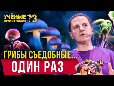 Top 5 Dangerous Myths About Mushrooms. Sergey Volobuyev. Scientists Against Myths 13-3