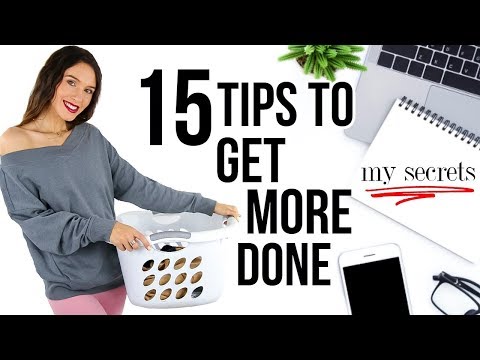 15 Secrets To INSTANTLY Get More Done EVERY DAY! *remember these*