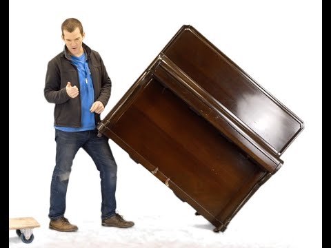 HOW TO MOVE A PIANO ALL BY YOURSELF!!