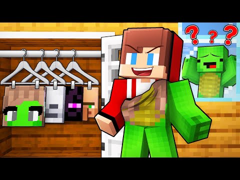 JJ Can Shapeshift Into ANYONE To Rob Mikey in Minecraft (Maizen)