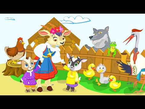 Русские Сказки для Детей. Сборник. Курочка Ряба, Волк и Семеро Козлят, Гадкий Утенок и другие. ❤