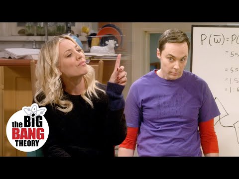 Penny Helps Sheldon Solve His Equation | The Big Bang Theory