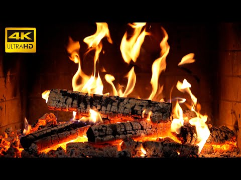 🔥 Live Cozy Fireplace Stream – 24/7 Glowing Hearth with Crackling Fire Sounds for Relaxation, Sleep