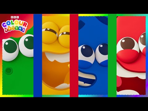 Red, Blue, Yellow & Green | FULL EPISODE Compilation | Kids Learn Colours | Colourblocks