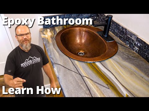 FIVE Bathroom Countertops in a Weekend | Stone Coat Epoxy