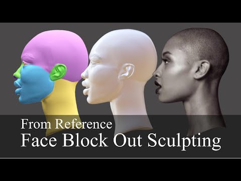 Sculpting a Realistic Face in Nomad Sculpt | Face Block-Out Method