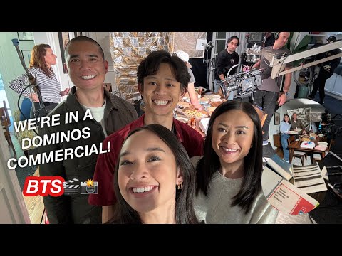 WE DID A DOMINOS COMMERCIAL! | The Laeno Family