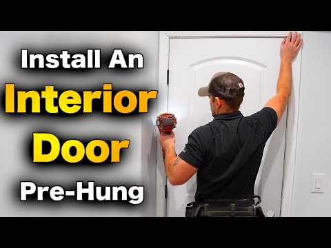 How To Install A Pre-Hung Interior Door!
