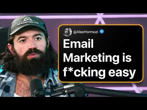 Alex Hormozi's Advice on Email Marketing