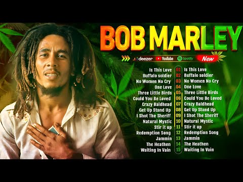 Top 10 Greatest Bob Marley Songs of All Time - Bob Marley Greatest Hits Full Album - Reggae Songs