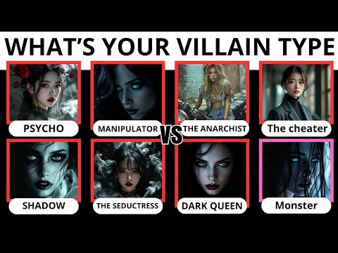 Whatβs Your Villain Type? ππ€ | Personality Test Quiz