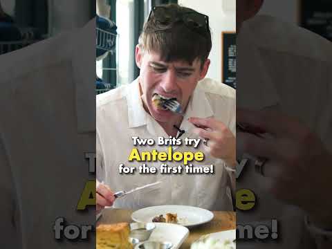 Two Brits try Antelope Sausage!