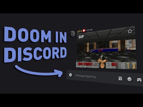 Playing DOOM with a Discord GIF