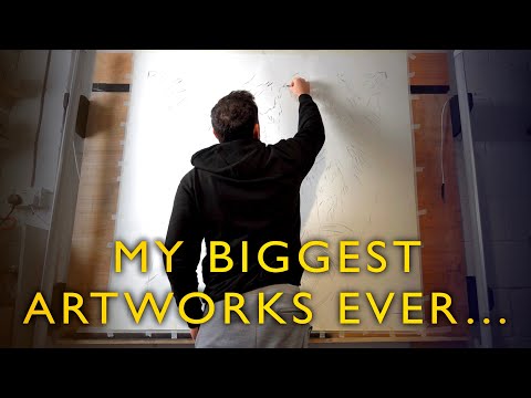 The TWO LARGEST ARTWORKS I've Ever Made!