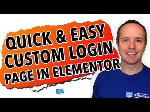 WordPress Custom Login Page With Elementor