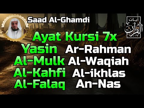 Ayat Kursi 7x, Surah Yasin, Ar Rahman, Al Waqiah, Al Mulk, Al Kahfi,AlFatihah,Powerful Quran Healing