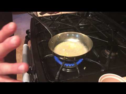How to make an easy white wine lemon butter sauce in two minutes.