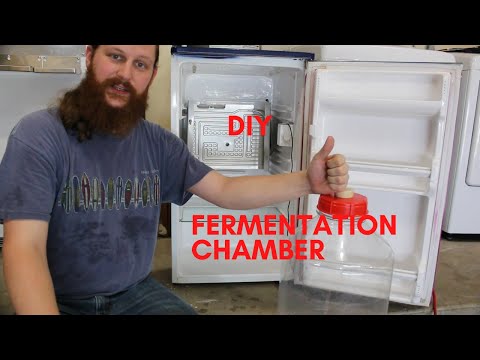 DIY fermentation chamber out of a mini-fridge
