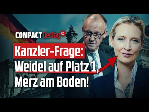 Kanzler-Frage: Weidel auf Platz 1, Merz am Boden!💥
