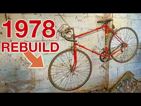 Restoring this Abandoned Raleigh Europa! Vintage rebuild transformation ASMR!