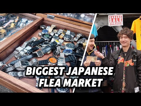 This Japanese Flea Market is INSANE for Watch Collectors...