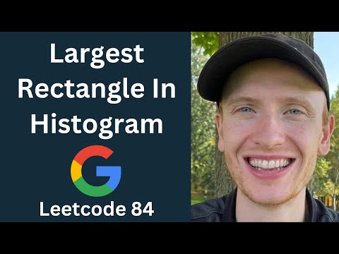Largest Rectangle in Histogram - Leetcode 84 - Stacks (Python)