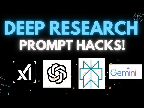 10 Prompt Hacks to Instantly Master Deep Research!
