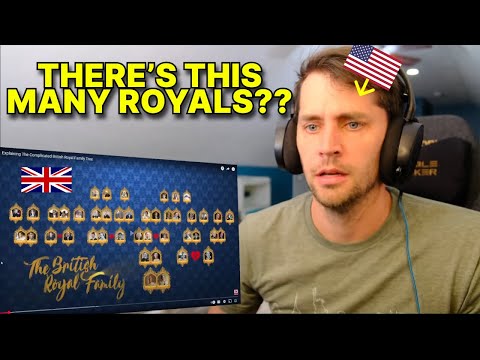 American reacts to Explaining The Complicated British Royal Family Tree