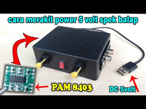 HOW TO ASSEMBLE THE POWER AMPLIFIER MINI 5 VOLT PAM 8403 SIMPLE EASY TO UNDERSTAND