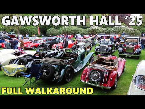 FULL WALKAROUND - 2025 Gawsworth Hall classic car show