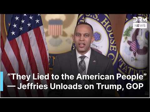 JUST IN: Hakeem Jeffries Slams Trump, GOP Over Healthcare Cuts, ICE Funding, Rising Costs | AC1G