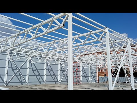 Монтаж #ферм. Монтаж #металлоконструкции.