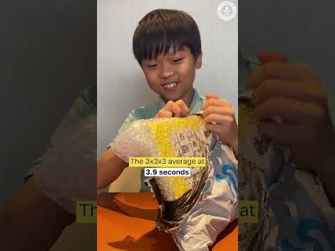 Speedcubing genius unboxes 2026 book! | Guinness World Records