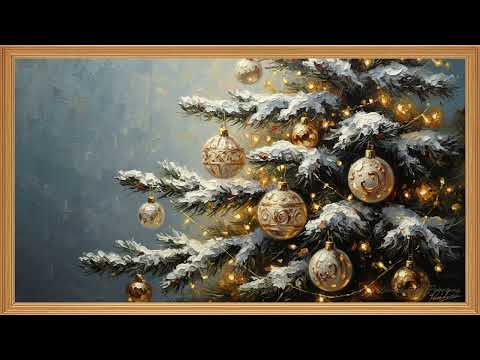 Warm Christmas Glow ✨🎄 | Vintage Holiday Ornaments | 4K Frame TV Art