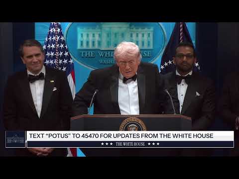 President Trump Delivers Remarks, Apr. 25, 2026