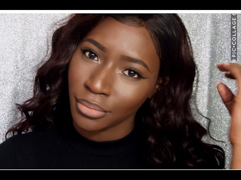 Quick and easy makeup for beginners on dark skin | Kadiya Dsb