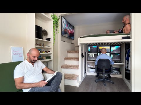 Loft Bed with PC-Setup