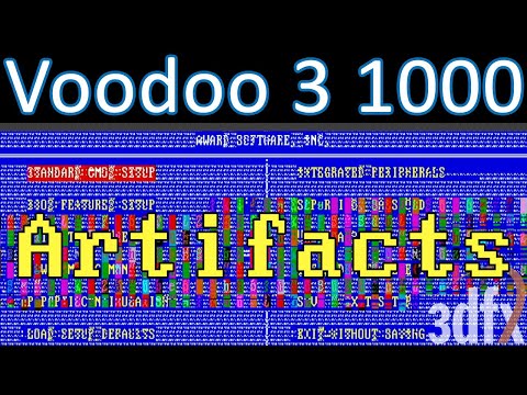 What’s Causing These Wild Artifacts on a 3dfx Voodoo 3 1000?