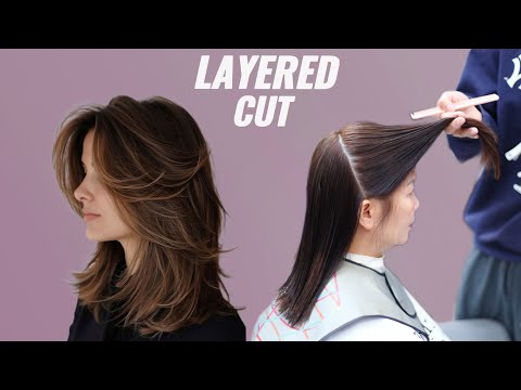 Long Bob to Layered Cut: Professional Layered Cut Tutorial (Step-by-Step) | DIY Trend Easy | Haircut