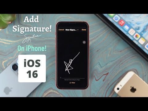 Add Signature in iPhone on iOS! [PDF or Notes]