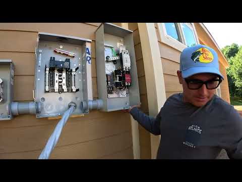 Connecting a 200Amp service with a transfer switch