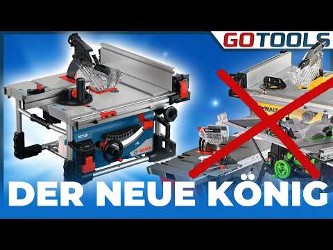 Bosch vs. DeWalt: Wer ist der neue König der Tischkreissägen? GTS 18V-70 vs DWE7492