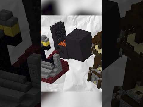 Minecraft, But Structures Spawn Randomly #minecraft #shorts