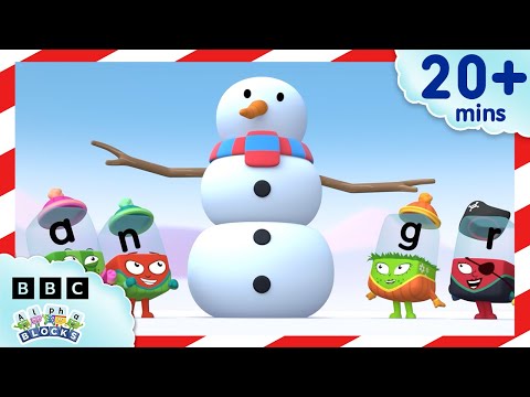 ❄️ Snow Day School! - Fun Spelling for Kids ⛄ | Learn to Read and Spell | Alphablocks